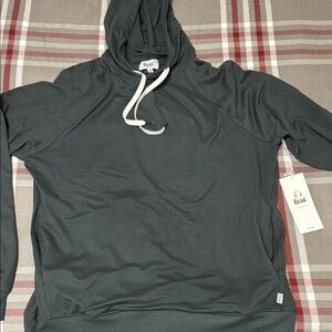 TWO Feat Gray/Black Roam hoodie, NWT, smoke free!! 2 total!!